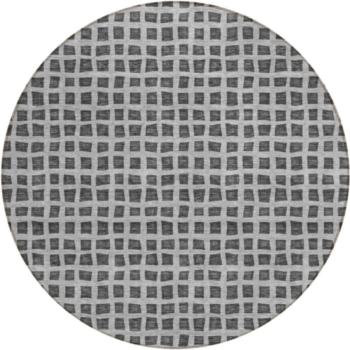 Addison Chantille ACN727-Graphite 8 ft. X 8 ft. Round Rug