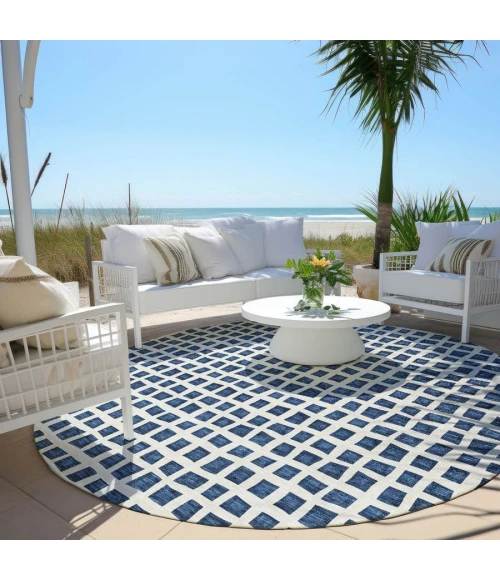 Addison Chantille ACN727-Navy 8 ft. X 8 ft. Round Rug