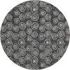 Addison Chantille ACN728-Black 8 ft. X 8 ft. Round Rug