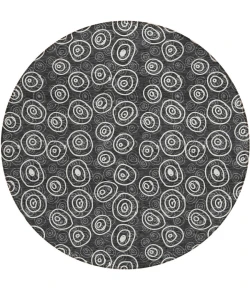 Addison Chantille ACN728-Black 8 ft. X 8 ft. Round Rug