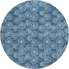 Addison Chantille ACN728-Blue 8 ft. X 8 ft. Round Rug