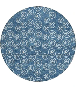 Addison Chantille ACN728-Blue 8 ft. X 8 ft. Round Rug