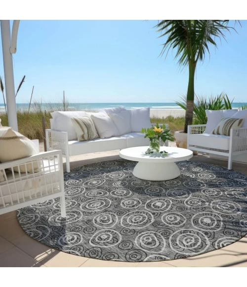 Addison Chantille ACN728-Gray 8 ft. X 8 ft. Round Rug