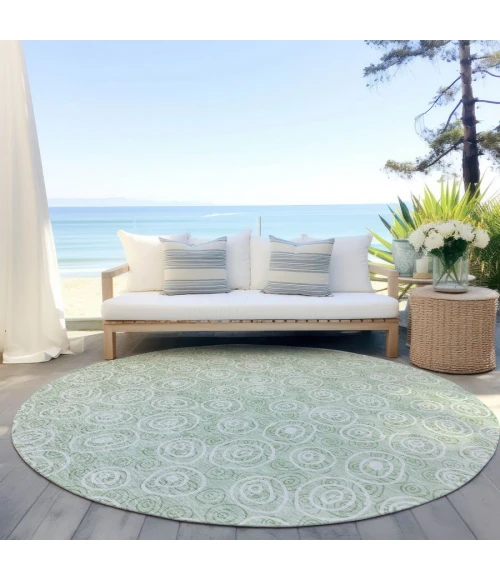 Addison Chantille ACN728-Mint 8 ft. X 8 ft. Round Rug