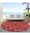 Addison Chantille ACN728-Red 8 ft. X 8 ft. Round Rug