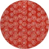 Addison Chantille ACN728-Red 8 ft. X 8 ft. Round Rug