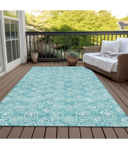 Addison Chantille ACN728-Teal 3 ft. X 5 ft. Rectangle Rug