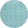 Addison Chantille ACN728-Teal 8 ft. X 8 ft. Round Rug