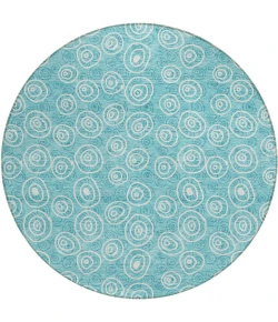 Addison Chantille ACN728-Teal 8 ft. X 8 ft. Round Rug