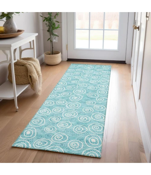 Addison Chantille ACN728-Teal 2 ft. 3 in. X 7 ft. 6 in. Rectangle Rug