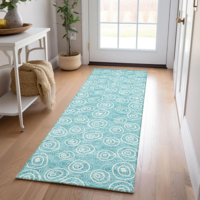 Addison Chantille ACN728-Teal 2 ft. 3 in. X 7 ft. 6 in. Rectangle Rug