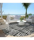 Addison Chantille ACN729-Black 8 ft. X 8 ft. Round Rug