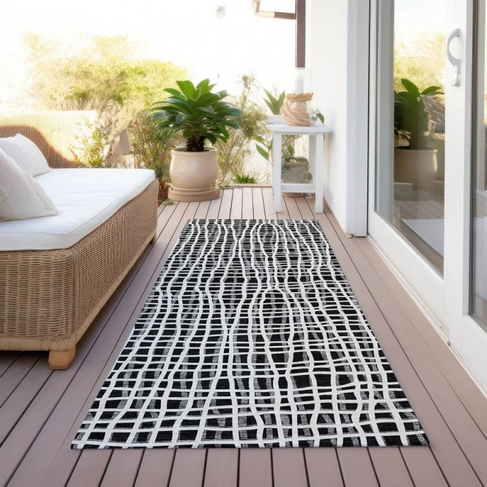 Addison Chantille ACN729-Black 2 ft. 3 in. X 7 ft. 6 in. Rectangle Rug