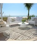 Addison Chantille ACN729-Brown 8 ft. X 8 ft. Round Rug