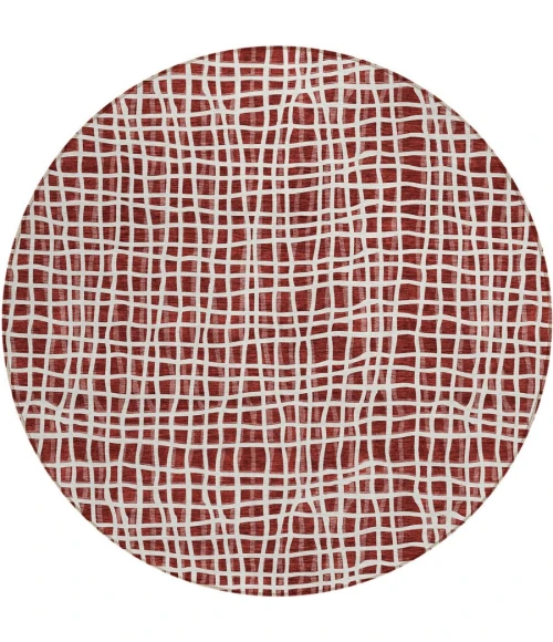 Addison Chantille ACN729-Burgundy 8 ft. X 8 ft. Round Rug