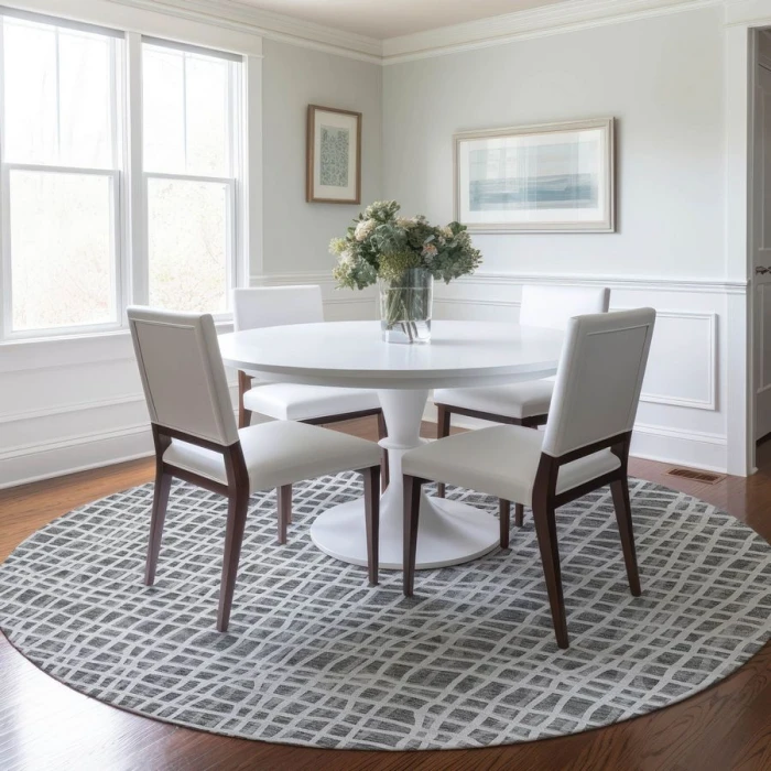 Addison Chantille ACN729-Gray 8 ft. X 8 ft. Round Rug