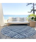 Addison Chantille ACN729-Navy 8 ft. X 8 ft. Round Rug