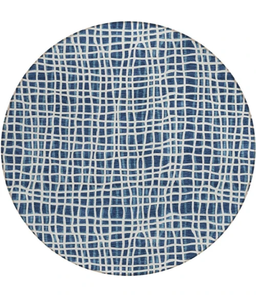 Addison Chantille ACN729-Navy 8 ft. X 8 ft. Round Rug