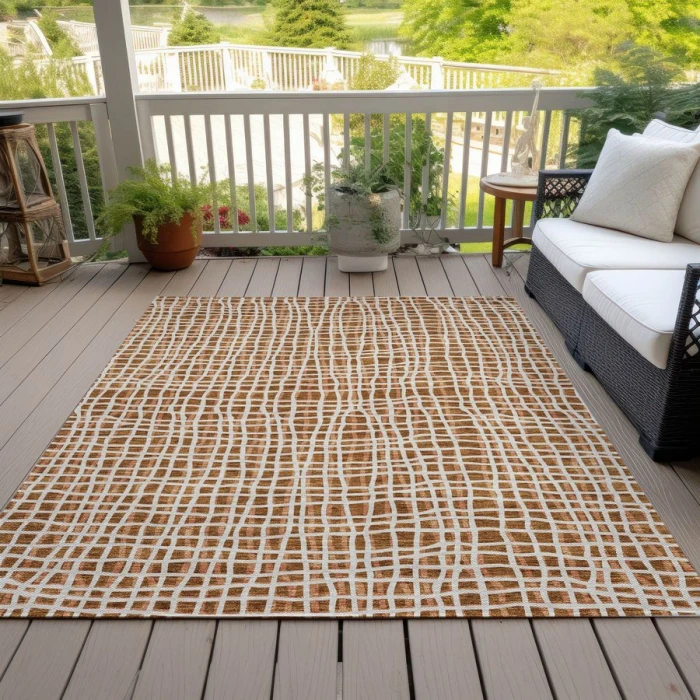 Addison Chantille ACN729-Paprika 9 ft. X 12 ft. Rectangle Rug