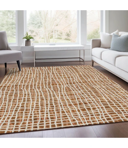 Addison Chantille ACN729-Paprika 8 ft. X 10 ft. Rectangle Rug