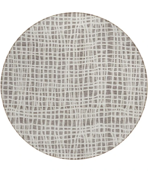 Addison Chantille ACN729-Taupe 8 ft. X 8 ft. Round Rug