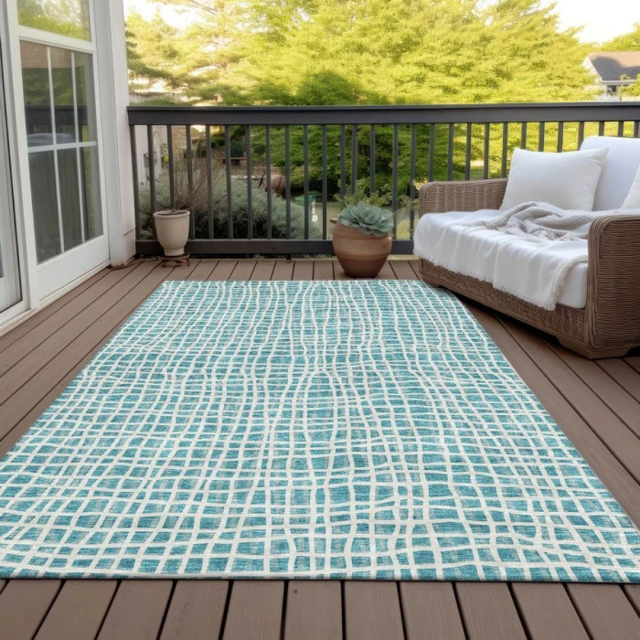 Addison Chantille ACN729-Teal 9 ft. X 12 ft. Rectangle Rug