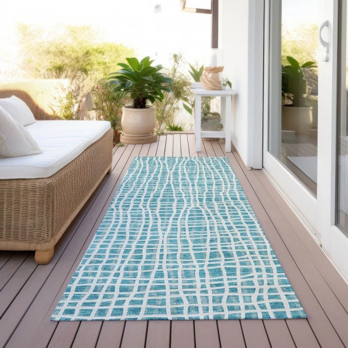 Addison Chantille ACN729-Teal 2 ft. 3 in. X 7 ft. 6 in. Rectangle Rug