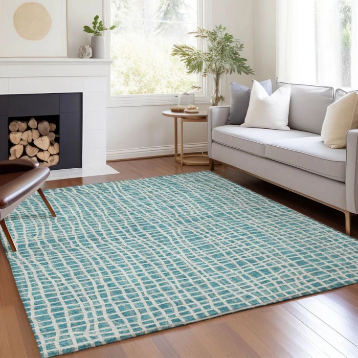Addison Chantille ACN729-Teal 9 ft. X 12 ft. Rectangle Rug