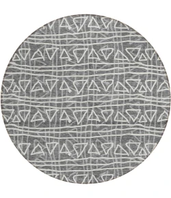 Addison Chantille ACN730-Charcoal 8 ft. X 8 ft. Round Rug