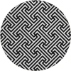 Addison Chantille ACN731-Black 8 ft. X 8 ft. Round Rug