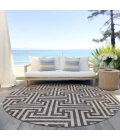 Addison Chantille ACN731-Brown 8 ft. X 8 ft. Round Rug