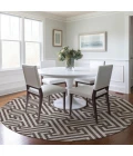 Addison Chantille ACN731-Brown 8 ft. X 8 ft. Round Rug