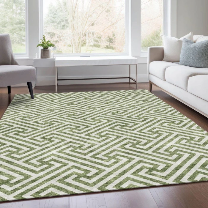 Addison Chantille ACN731-Green 8 ft. X 10 ft. Rectangle Rug