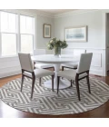 Addison Chantille ACN731-Taupe 8 ft. X 8 ft. Round Rug