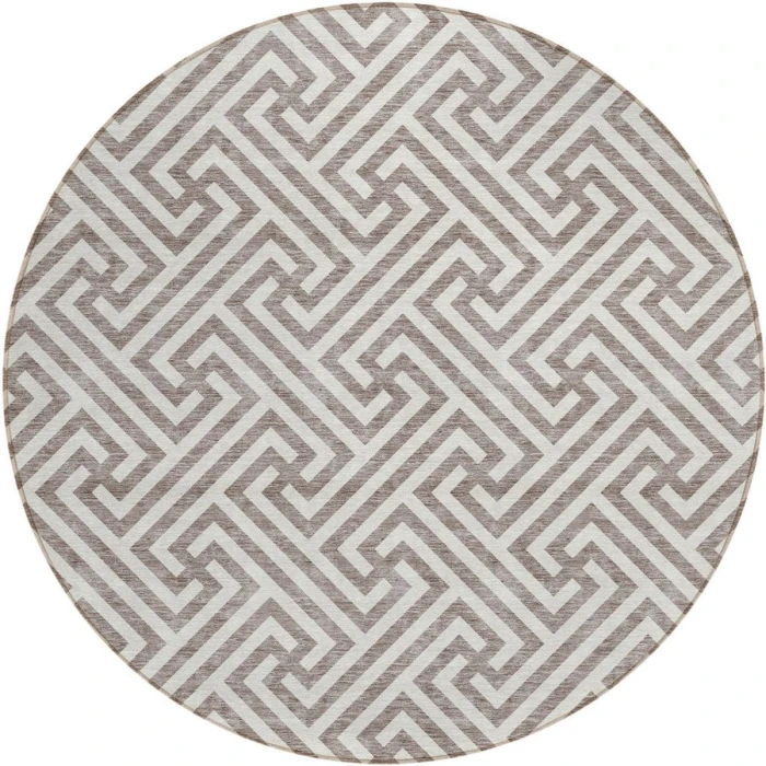 Addison Chantille ACN731-Taupe 8 ft. X 8 ft. Round Rug