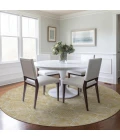 Addison Chantille ACN732-Gold 8 ft. X 8 ft. Round Rug