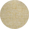 Addison Chantille ACN732-Gold 8 ft. X 8 ft. Round Rug