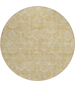 Addison Chantille ACN732-Gold 8 ft. X 8 ft. Round Rug