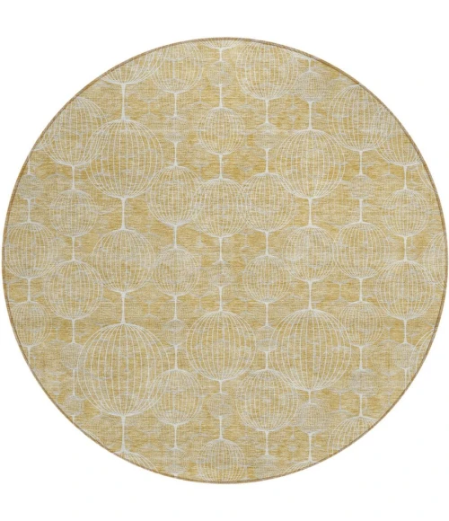 Addison Chantille ACN732-Gold 8 ft. X 8 ft. Round Rug