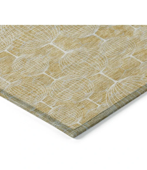 Addison Chantille ACN732-Gold 8 ft. X 8 ft. Round Rug