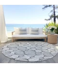 Addison Chantille ACN732-White 8 ft. X 8 ft. Round Rug