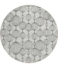 Addison Chantille ACN732-White 8 ft. X 8 ft. Round Rug
