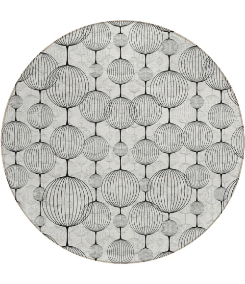 Addison Chantille ACN732-White 8 ft. X 8 ft. Round Rug