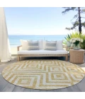 Addison Chantille ACN733-Gold 8 ft. X 8 ft. Round Rug