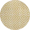 Addison Chantille ACN733-Gold 8 ft. X 8 ft. Round Rug