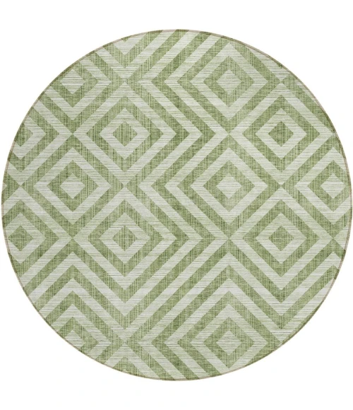 Addison Chantille ACN733-Green 8 ft. X 8 ft. Round Rug