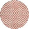 Addison Chantille ACN733-Salmon 8 ft. X 8 ft. Round Rug