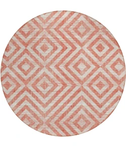 Addison Chantille ACN733-Salmon 8 ft. X 8 ft. Round Rug