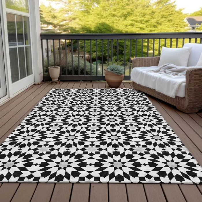 Addison Chantille ACN734-Black 5 ft. X 7 ft. 6 in. Rectangle Rug