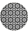 Addison Chantille ACN734-Black 8 ft. X 8 ft. Round Rug